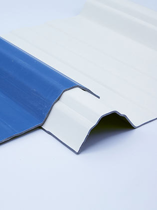 Shadow line roof covering sheets
